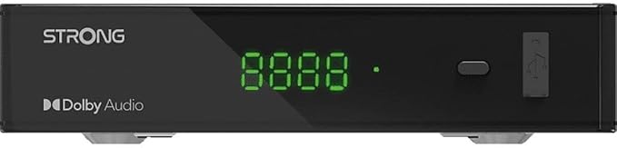 STRONG SRT7030 Satelliten-TV-Receiver Schwarz - Digitaler HD-Empfänger für Satellitenfernsehen