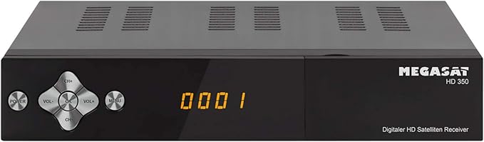 Megasat HD 350 Sat-Receiver 12/230 Volt, sehr effizient & einfach zu verwenden, universelle Passform – 0201106