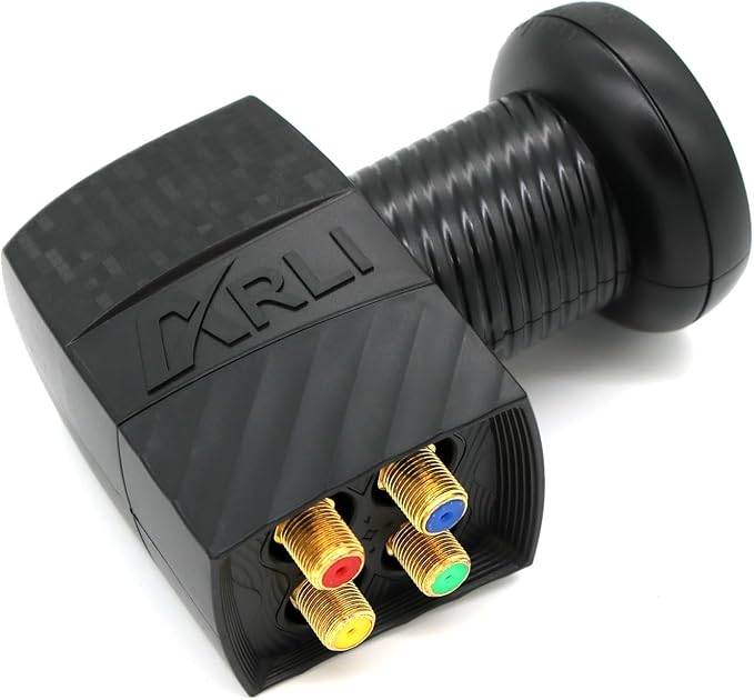 Nein Auslaufartikel (Produktion durch ARLI Universal Quad LNB 0.1 dB für 4 Teilnehmer mit Wetterschutz, UHD/4K, DVB-S2, Triple Tuner