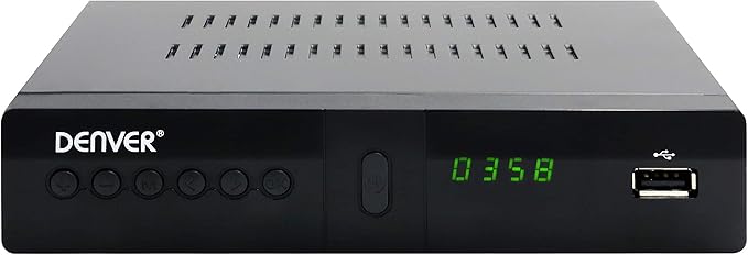Denver Electronics DVBS-206HD Satelliten-Receiver mit Triple Tuner, HDMI, USB & LAN – 110131300060