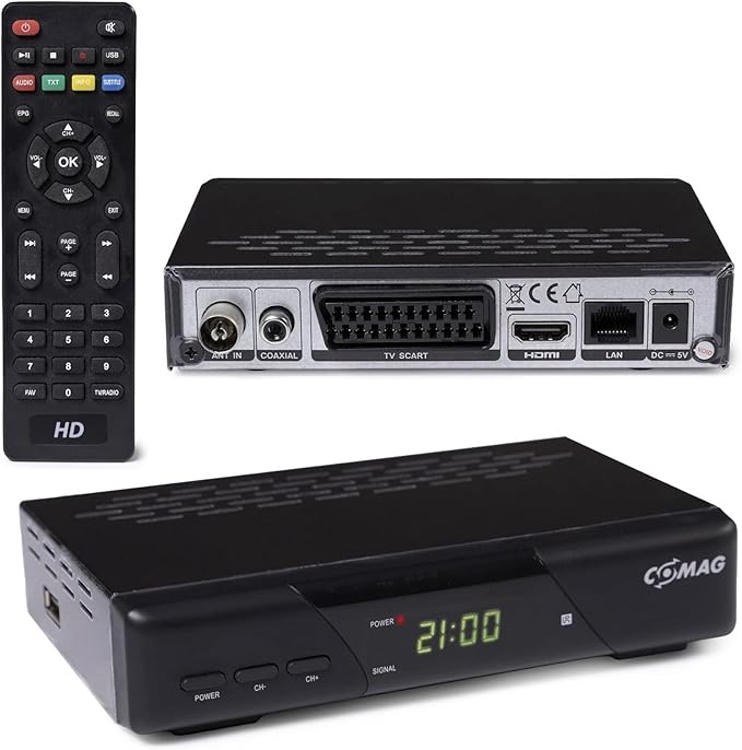 Comag SL 30 DVB-T2 Receiver Full HD HEVC/H.265 (HDTV, HDMI, SCART, USB 2.0)